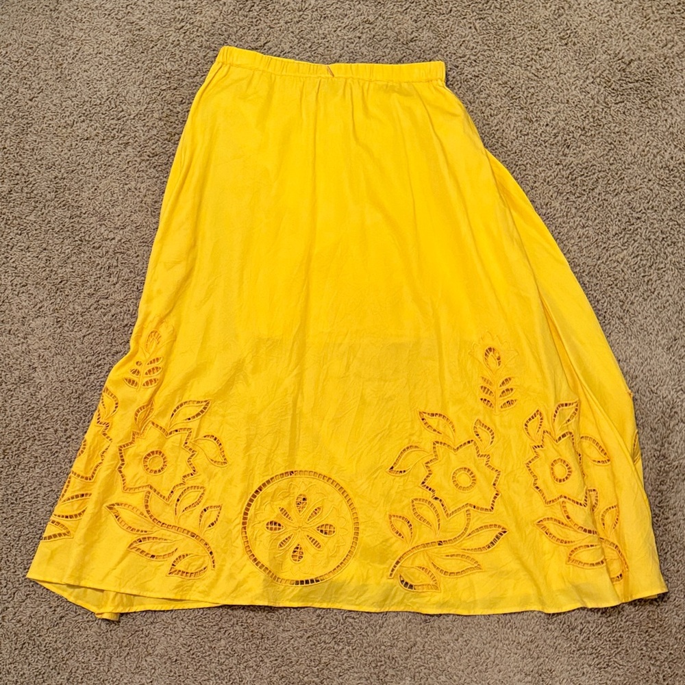 ⚡️NWT⚡️Misa Los Angeles Analisse Embroidered A-Line Skirt - Picture 5 of 10